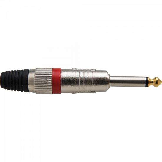 Plug P10 Mono Metal Gold PGPZ0010 Vermelho Storm (58978)
