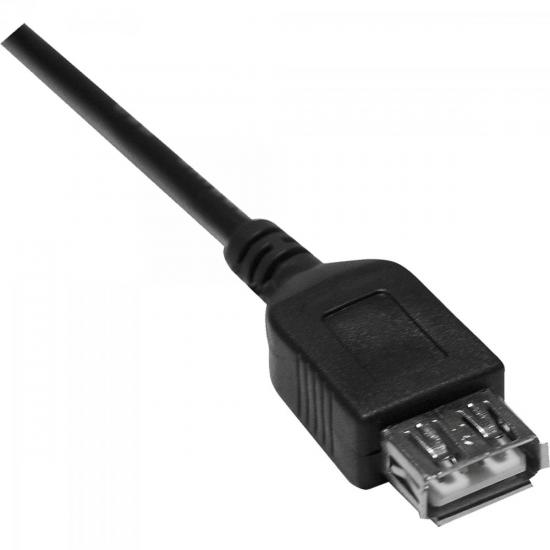 Cabo P2 4C x USB Fêmea CBPD0005 Preto Storm por 62,00 à vista no boleto/pix ou parcele em até 2x sem juros. Compre na loja Mundomax!