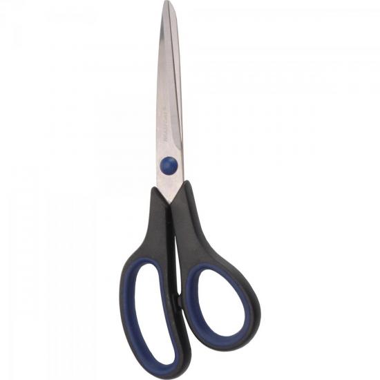 Tesoura USO GERAL 7.3/4\" Preto BRASFORT por 0,00 à vista no boleto/pix ou parcele em até 1x sem juros. Compre na loja Mundomax!