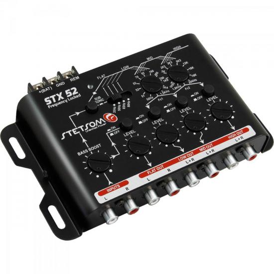 Crossover Eletrônico STX52 STETSOM por 0,00 à vista no boleto/pix ou parcele em até 1x sem juros. Compre na loja Mundomax!