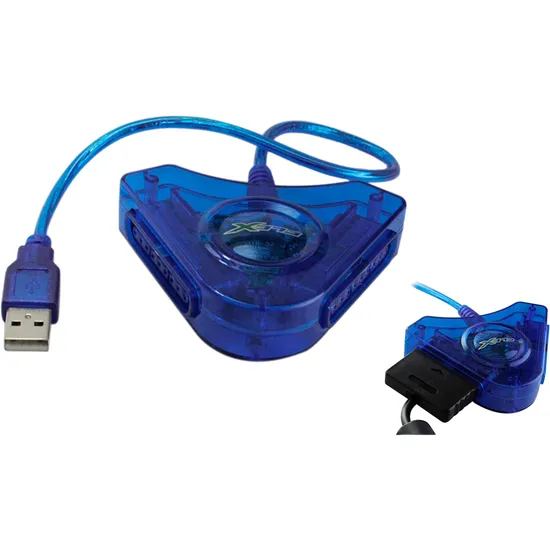 Conversor PS2 para PC/PS3 FXADP01 Azul FLEX (59089)