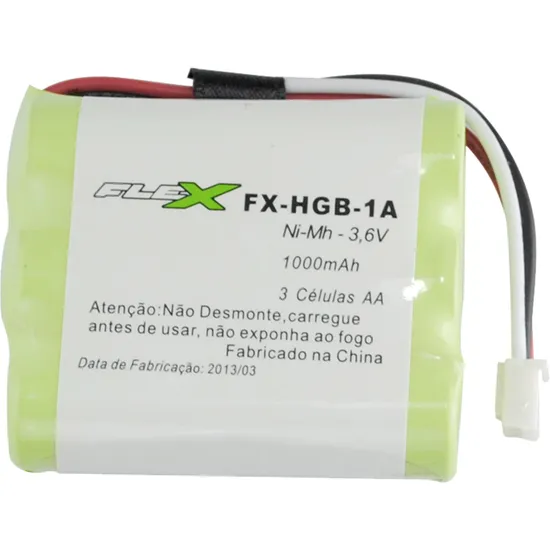Bateria Para Telefone sem Fio 1000mAh 3,6V FX-HGB-1A FLEX (59096)