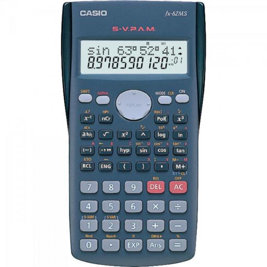Calculadora Científica 240 Funções FX-82MS-SC4-DH Cinza CASIO (59106)