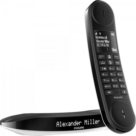 Telefone sem Fio com Viva-Voz Luceo Design M6601WB/BR Preto/Branco por 0,00 à vista no boleto/pix ou parcele em até 1x sem juros. Compre na loja Mundomax!