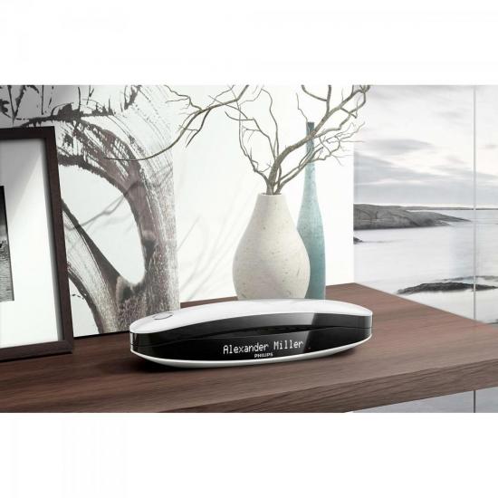 Telefone sem Fio com Viva-Voz Luceo Design M6601WB/BR Preto/Branco por 0,00 à vista no boleto/pix ou parcele em até 1x sem juros. Compre na loja Mundomax!