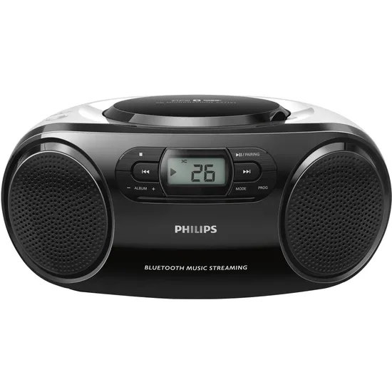 Rádio Portátil com CD Player/USB/MP3/FM/Bluetooth AZ330TX/78 (59119)