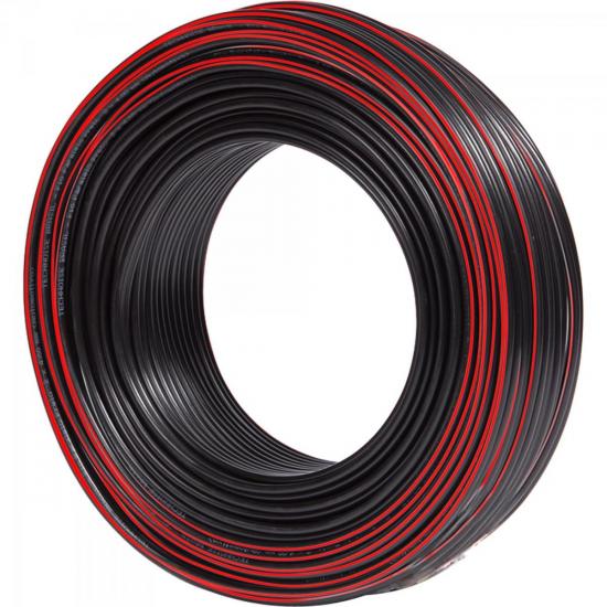 Fio Paralelo 2x4,00mm Nacional Preto/Vermelho TECHNOISE por 0,00 à vista no boleto/pix ou parcele em até 1x sem juros. Compre na loja Mundomax!