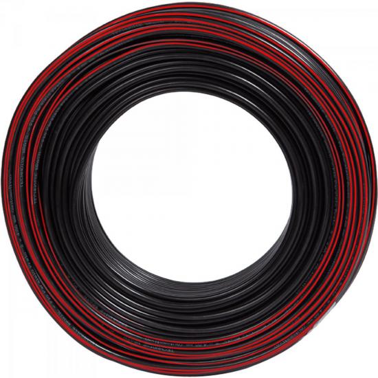 Fio Paralelo 2x4,00mm Nacional Preto/Vermelho TECHNOISE por 0,00 à vista no boleto/pix ou parcele em até 1x sem juros. Compre na loja Mundomax!