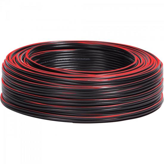 Fio Paralelo 2x2,50mm Nacional Preto/Vermelho TECHNOISE por 0,00 à vista no boleto/pix ou parcele em até 1x sem juros. Compre na loja Mundomax!