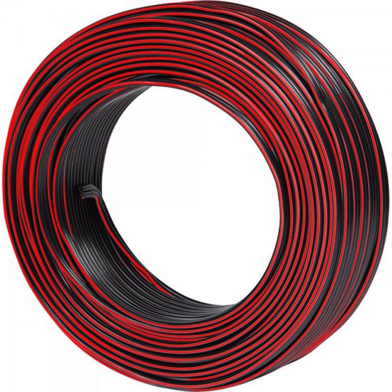 Fio Paralelo 2x2,50mm Nacional Preto/Vermelho TECHNOISE por 0,00 à vista no boleto/pix ou parcele em até 1x sem juros. Compre na loja Mundomax!