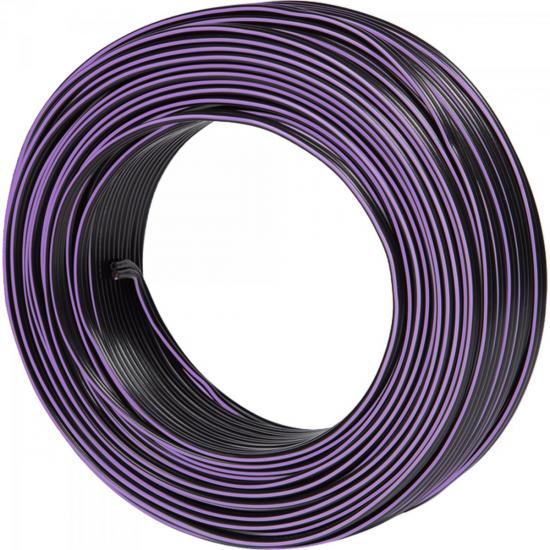 Fio Paralelo 2x2,50mm Nacional Preto TECHNOISE por 0,00 à vista no boleto/pix ou parcele em até 1x sem juros. Compre na loja Mundomax!