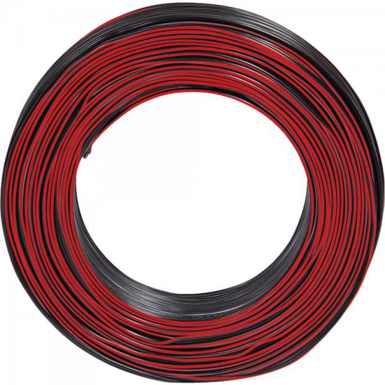 Fio Paralelo 2x1,0mm Nacional Preto/Vermelho TECHNOISE por 0,00 à vista no boleto/pix ou parcele em até 1x sem juros. Compre na loja Mundomax!