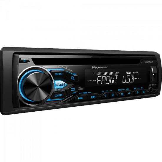 Auto Rádio CD/USB/AM/FM DEH-X1880UB Preto PIONEER por 0,00 à vista no boleto/pix ou parcele em até 1x sem juros. Compre na loja Mundomax!