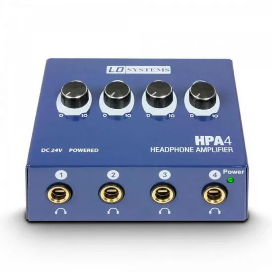Amplificador de Fone de Ouvido HPA 4 Azul LD SYSTEMS (59211)