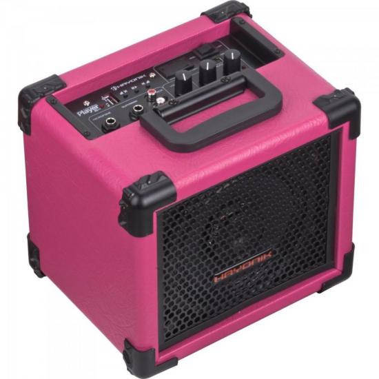 Caixa Multiuso 20W RMS Bateria Interna e USB IRON 80 Rosa HAYONIK por 0,00 à vista no boleto/pix ou parcele em até 1x sem juros. Compre na loja Mundomax!