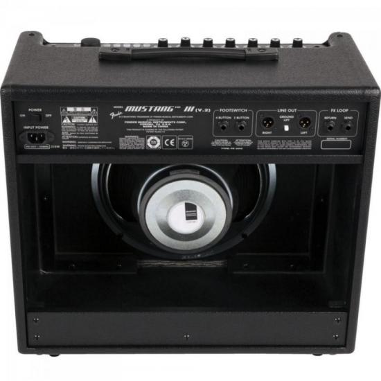 Cubo Para Guitarra 100W MUSTANG III V2 FENDER por 0,00 à vista no boleto/pix ou parcele em até 1x sem juros. Compre na loja Mundomax!