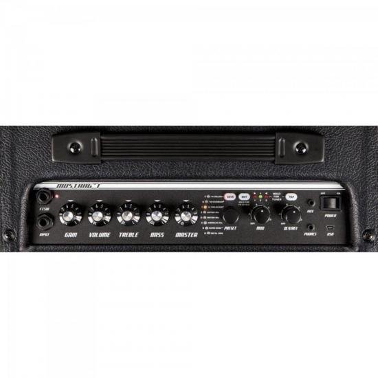 Cubo Para Guitarra 20W MUSTANG I V2 FENDER por 0,00 à vista no boleto/pix ou parcele em até 1x sem juros. Compre na loja Mundomax!