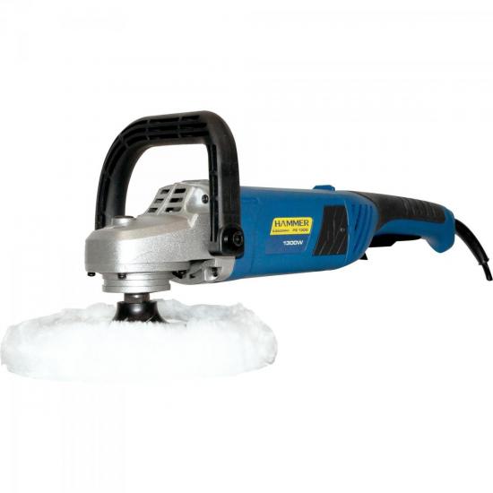 Politriz Angular 7\" 1300W 110V PZ1300 Azul HAMMER por 0,00 à vista no boleto/pix ou parcele em até 1x sem juros. Compre na loja Mundomax!