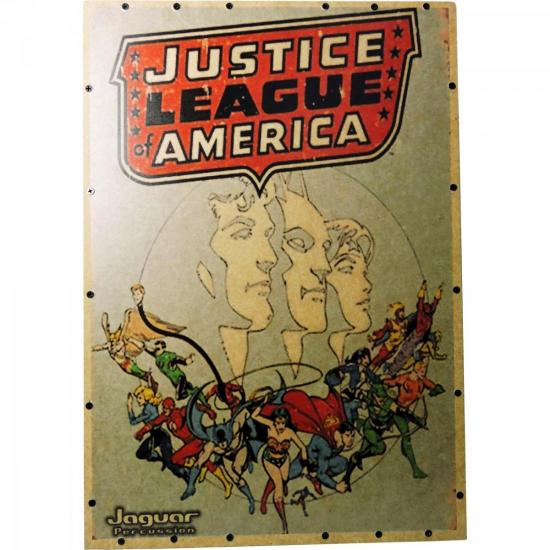 Cajon Eletroacústico Inclinado JUSTICE LEAGUE K2-EQ-009 JAGUAR por 0,00 à vista no boleto/pix ou parcele em até 1x sem juros. Compre na loja Mundomax!