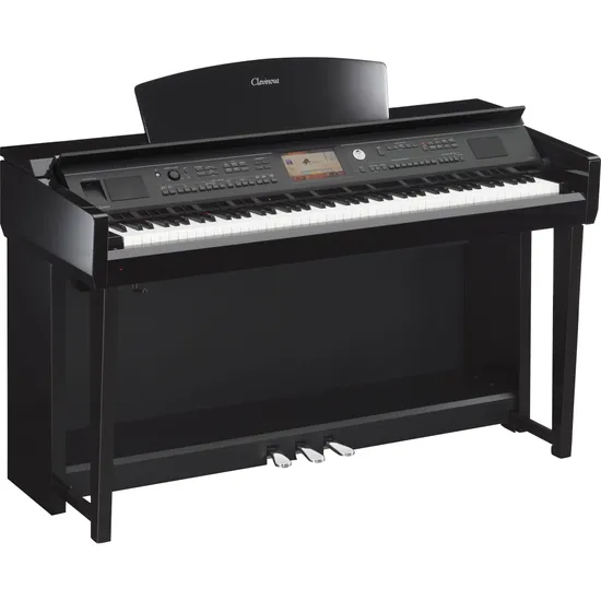 Piano Digital YAMAHA Clavinova CVP-705PE Polish Ebony por 0,00 à vista no boleto/pix ou parcele em até 1x sem juros. Compre na loja Mundomax!