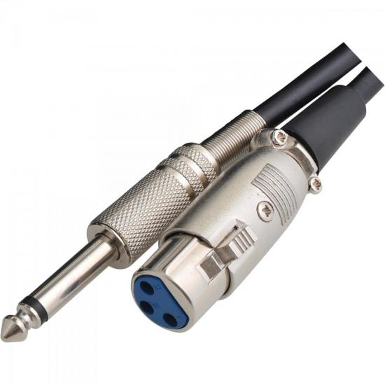 Cabo Para Instrumento XLR(F) x P10 10M CBMC0002 Preto Storm por 40,99 à vista no boleto/pix ou parcele em até 1x sem juros. Compre na loja Mundomax!