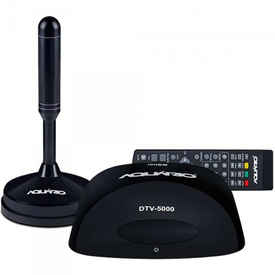 Kit Conversor Digital VHF/UHF/FM/HDTV DTV-5100 Aquário por 0,00 à vista no boleto/pix ou parcele em até 1x sem juros. Compre na loja Mundomax!