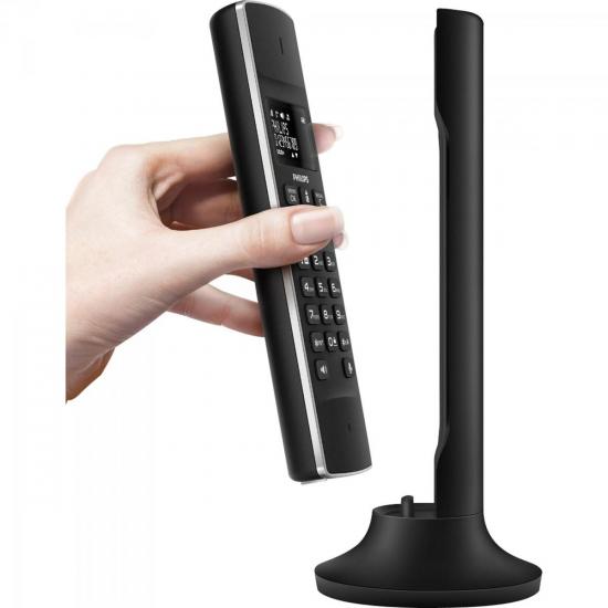 Telefone sem Fio Linea com ID e Viva-Voz M3301B/BR Preto PHILIPS por 0,00 à vista no boleto/pix ou parcele em até 1x sem juros. Compre na loja Mundomax!