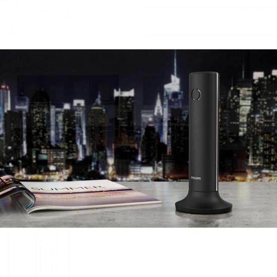 Telefone sem Fio Linea com ID e Viva-Voz M3301B/BR Preto PHILIPS por 0,00 à vista no boleto/pix ou parcele em até 1x sem juros. Compre na loja Mundomax!