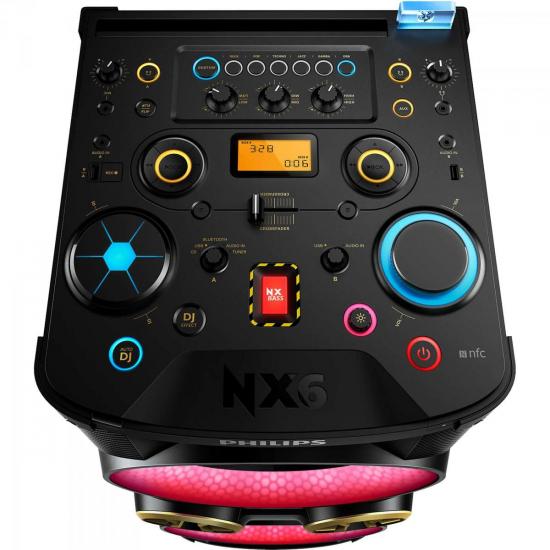 Mini System 2200W com Bluetooth + Fone de Ouvido NTX600X/78 Preto