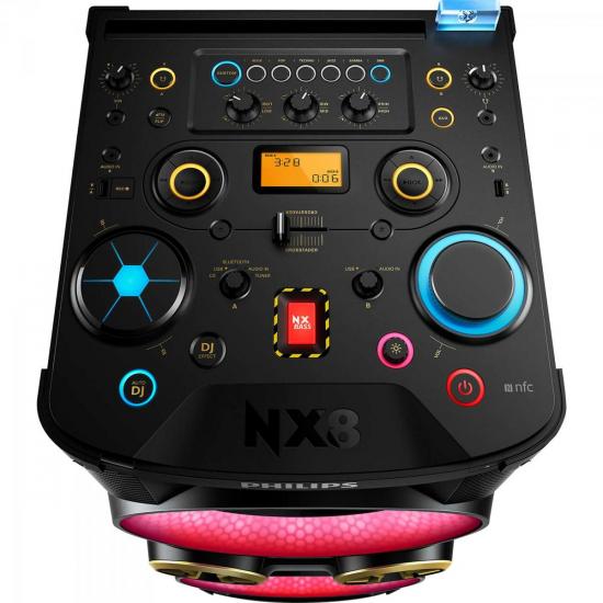 Mini System 3200W com Bluetooth NTX800X/78 Preto PHILIPS por 0,00 à vista no boleto/pix ou parcele em até 1x sem juros. Compre na loja Mundomax!