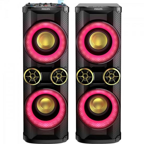 Mini System 3200W com Bluetooth NTX800X/78 Preto PHILIPS por 0,00 à vista no boleto/pix ou parcele em até 1x sem juros. Compre na loja Mundomax!