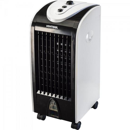 Climatizador Portátil 110V CLM-01 Branco/Preto VENTISOL por 0,00 à vista no boleto/pix ou parcele em até 1x sem juros. Compre na loja Mundomax!
