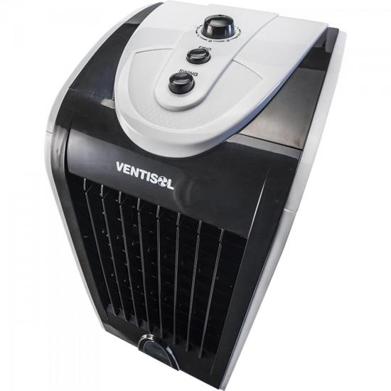 Climatizador Portátil 220V CLM-02 Branco/Preto VENTISOL por 0,00 à vista no boleto/pix ou parcele em até 1x sem juros. Compre na loja Mundomax!