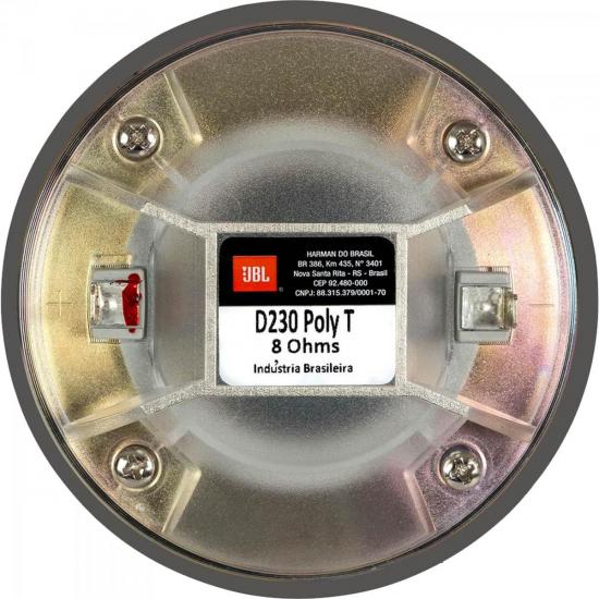 Driver 80W RMS 8 Ohms Tecnologia PolyT D230 JBL por 0,00 à vista no boleto/pix ou parcele em até 1x sem juros. Compre na loja Mundomax!