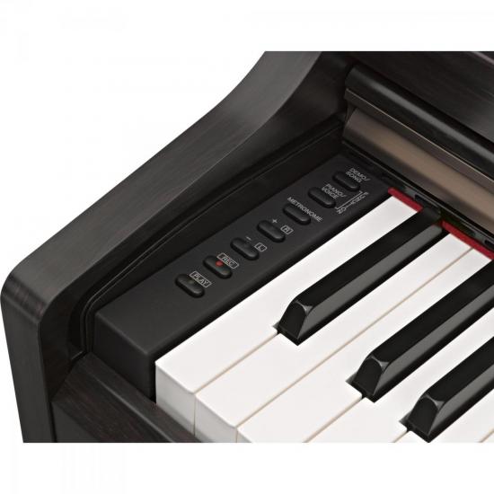 Piano Digital YAMAHA ARIUS YDP-162 Marrom por 0,00 à vista no boleto/pix ou parcele em até 1x sem juros. Compre na loja Mundomax!