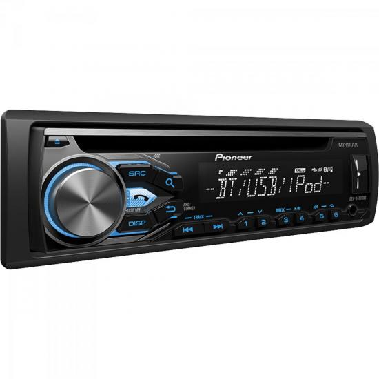 Auto Rádio CD/USB/AM/FM/Bluetooth DEH-X4880BT Preto PIONEER por 0,00 à vista no boleto/pix ou parcele em até 1x sem juros. Compre na loja Mundomax!