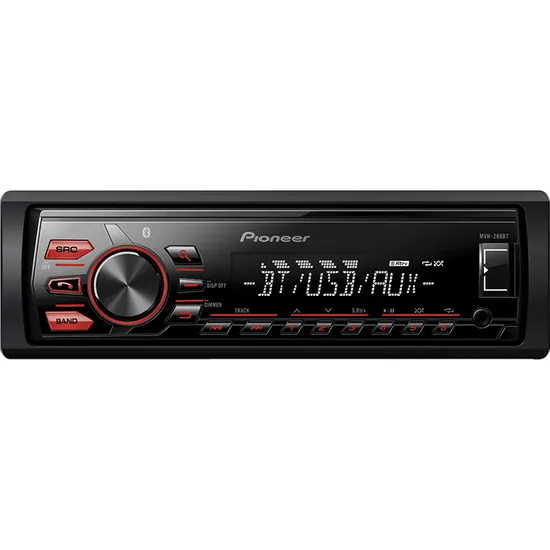 Auto Rádio USB/AM/FM/Bluetooth MVH-288BT Preto PIONEER por 0,00 à vista no boleto/pix ou parcele em até 1x sem juros. Compre na loja Mundomax!