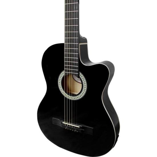 Violão Giannini SF14 CEQ Eletroacústico Aço Preto por 599,00 à vista no boleto/pix ou parcele em até 10x sem juros. Compre na loja Mundomax!