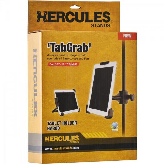 Suporte para Tablet HA300 Preto/Amarelo HERCULES por 0,00 à vista no boleto/pix ou parcele em até 1x sem juros. Compre na loja Mundomax!