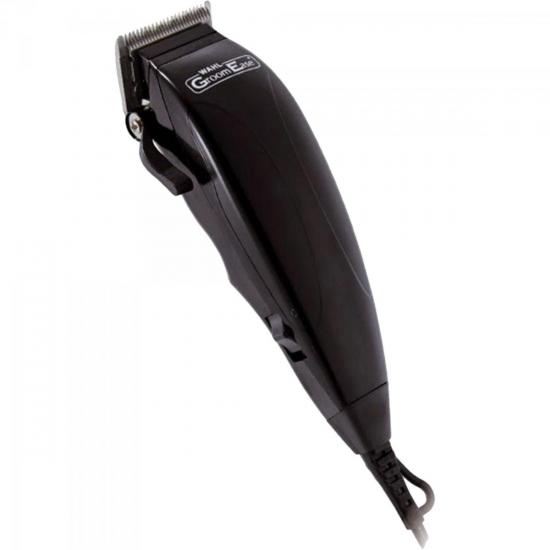 Máquina de Corte 220V GROOM EASE Preta WAHL por 0,00 à vista no boleto/pix ou parcele em até 1x sem juros. Compre na loja Mundomax!