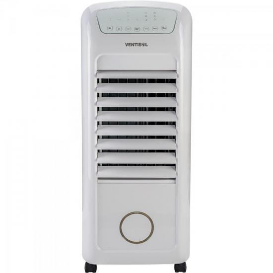 Climatizador Portátil de Ar 127 Volts 60W CLA01 Branco VENTISOL por 0,00 à vista no boleto/pix ou parcele em até 1x sem juros. Compre na loja Mundomax!
