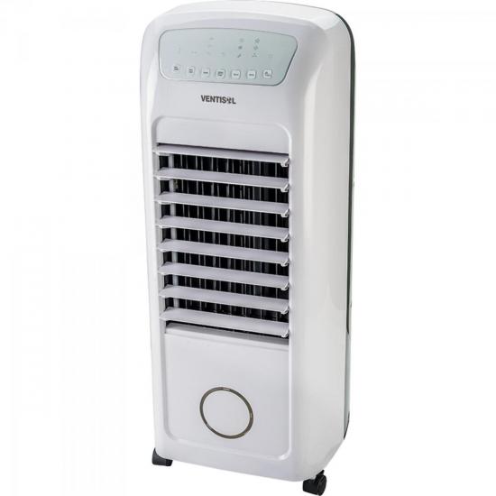 Climatizador Portátil de Ar 127 Volts 60W CLA01 Branco VENTISOL por 0,00 à vista no boleto/pix ou parcele em até 1x sem juros. Compre na loja Mundomax!