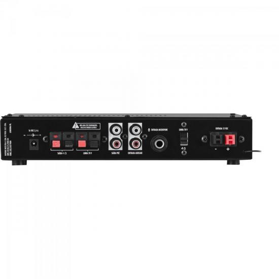 Amplificador 50W com Bluetooth VERSATIL PRO-500 Preto HAYONIK por 0,00 à vista no boleto/pix ou parcele em até 1x sem juros. Compre na loja Mundomax!