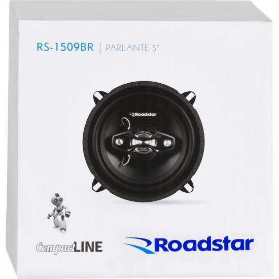 Kit Alto Falante Quadriaxial 5\" 120W RMS 4 Ohms RS-1509BR ROADSTAR por 0,00 à vista no boleto/pix ou parcele em até 1x sem juros. Compre na loja Mundomax!