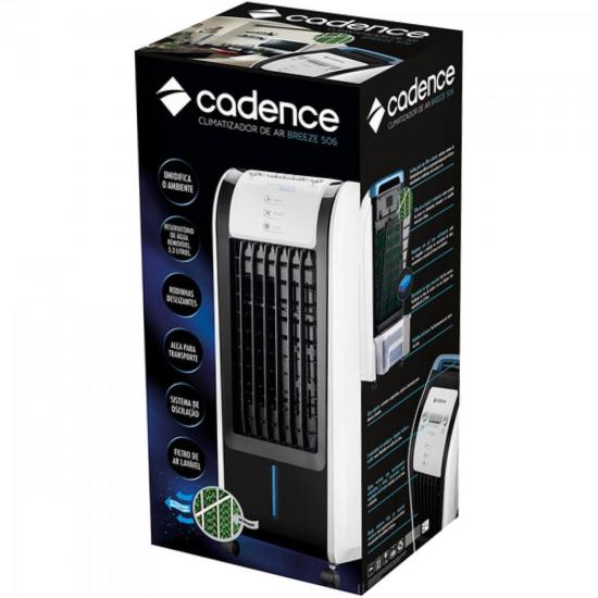 Climatizador de Ar 110V CLI-506 Branco/Preto CADENCE por 0,00 à vista no boleto/pix ou parcele em até 1x sem juros. Compre na loja Mundomax!