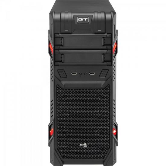 Gabinete Gamer Mid Tower GT BLACK EN52209 Preto AEROCOOL por 189,90 à vista no boleto/pix ou parcele em até 7x sem juros. Compre na loja Mundomax!