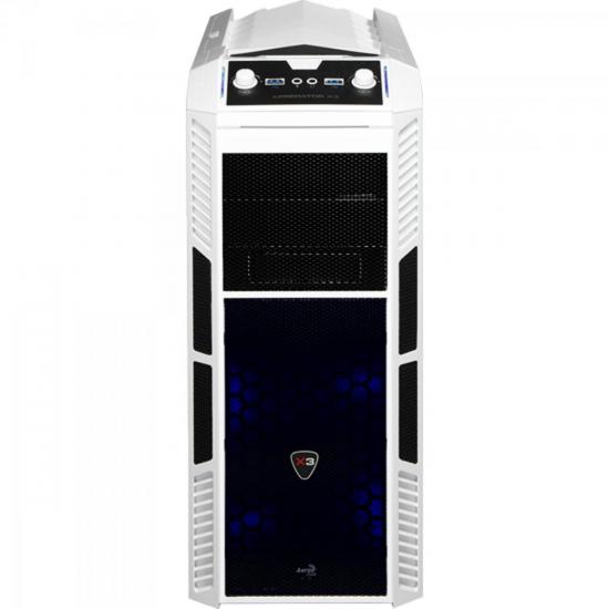 Gabinete Gamer Mid Tower XPREDATOR X3 EN57110 Branco AEROCOOL por 0,00 à vista no boleto/pix ou parcele em até 1x sem juros. Compre na loja Mundomax!