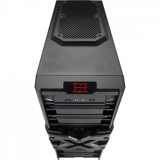 Gabinete Gamer Mid Tower STRIKE-X ONE ADVANCE EN58377 Preto AEROCOOL por 0,00 à vista no boleto/pix ou parcele em até 1x sem juros. Compre na loja Mundomax!