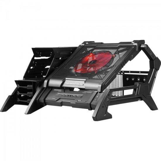 Gabinete Gamer OPEN STRIKE-X AIR EN56830 Preto/Vermelho AEROCOOL por 0,00 à vista no boleto/pix ou parcele em até 1x sem juros. Compre na loja Mundomax!