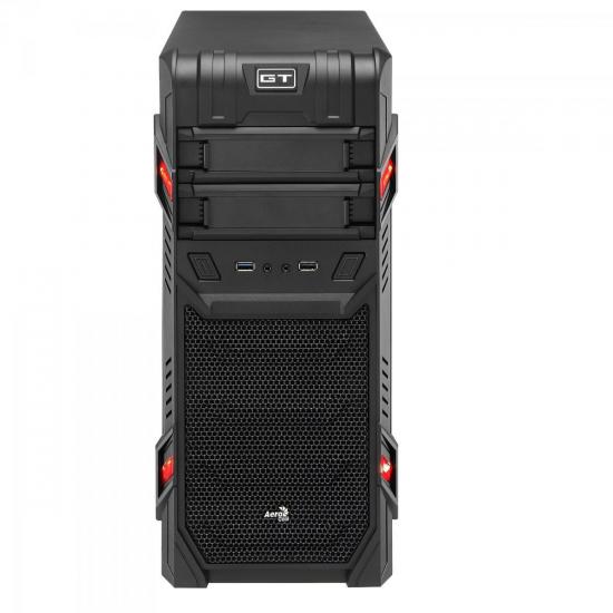 Gabinete Gamer Mid Tower GT ADVANCE EN52216 Preto AEROCOOL por 0,00 à vista no boleto/pix ou parcele em até 1x sem juros. Compre na loja Mundomax!